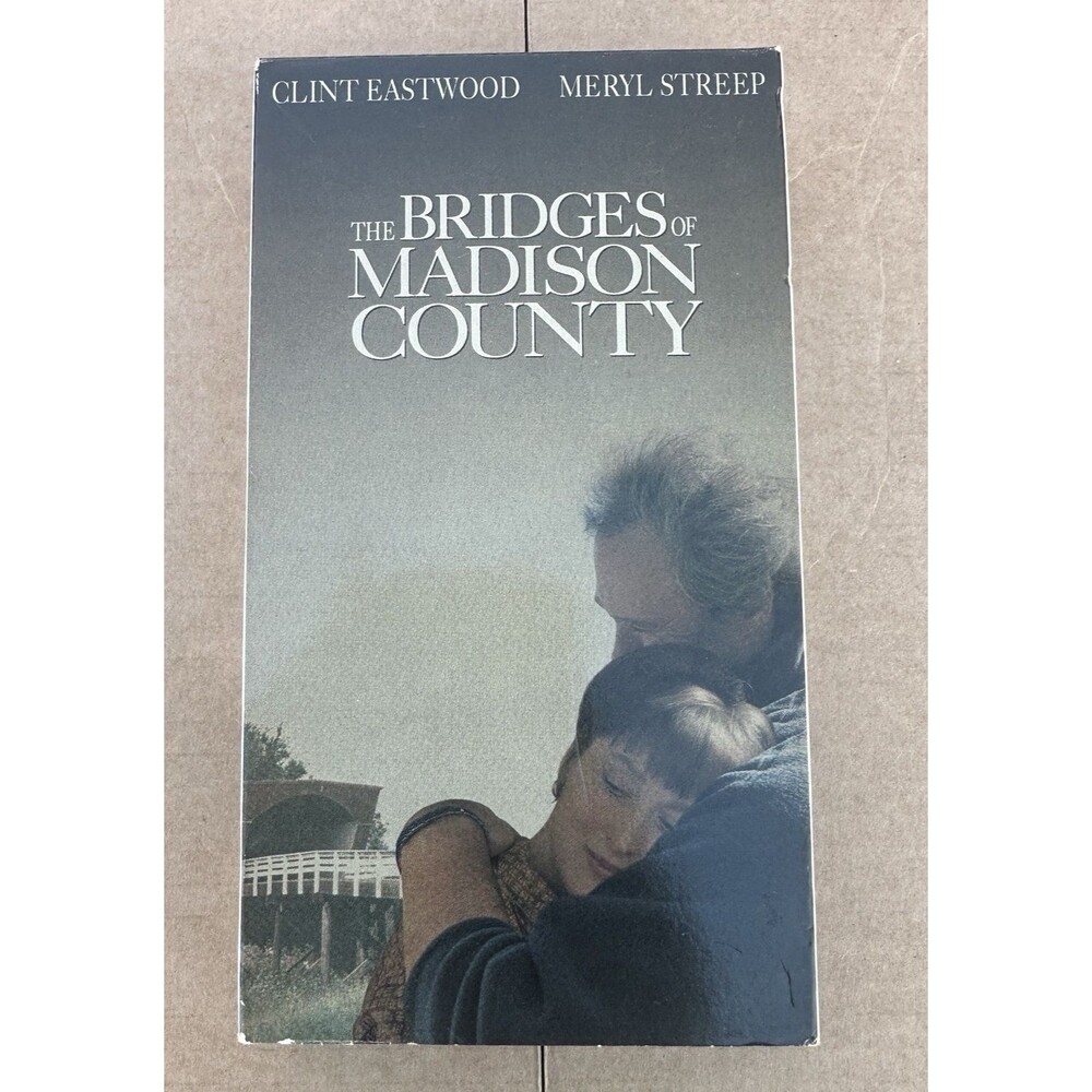 The Bridges of Madison County VHS 1996 Clint Eastwood Meryl Streep Romance